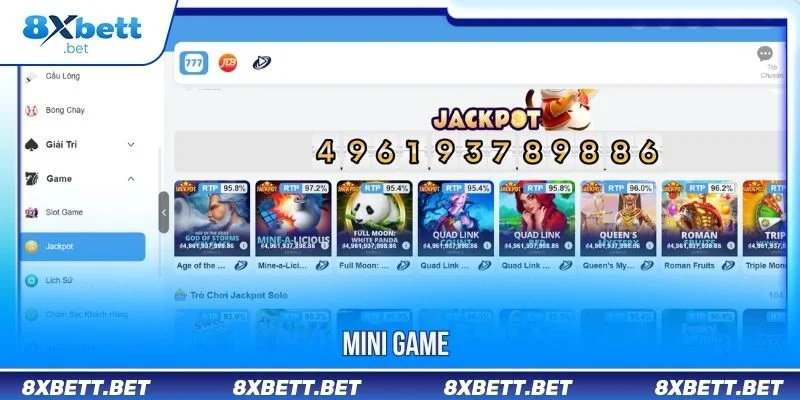 8XBET life or debt 12 Mini game phù hợp với người chơi muốn trải nghiệm nhanh