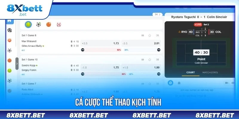 8XBET life or debt 10 Người chơi có thể theo dõi nhiều bộ môn phổ biến tại cá cược thể thao